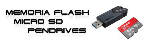 Memoria Flash | SD | Micro SD | Pendrives