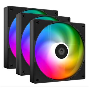 Pack x3 Coolers de Gabinete ID-COOLING AS-120-K-ARGB 120mm PWM