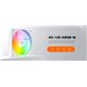 Cooler de Gabinete ID-COOLING AS-120-W-ARGB White 120mm PWM