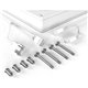 Pack x3 Coolers de Gabinete ID-COOLING AS-120-W-ARGB White 120mm PWM