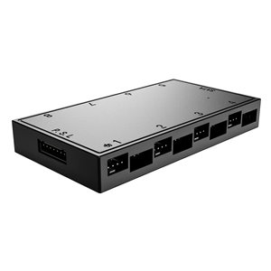 Hub Controlador ID-COOLING HA-08 PWM y ARGB 8 Puertos