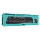 Combo Teclado y Mouse Inal&aacute;mbrico Logitech MK295 Silent Negro