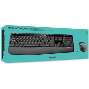 Combo Teclado y Mouse Inal&aacute;mbrico Logitech MK345 Negro