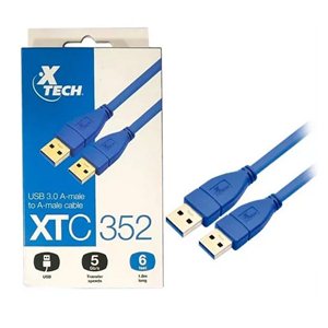Cable USB 3.0 A-Macho a A-Macho XTECH XTC-352 1.8m
