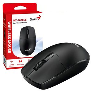 Mouse Inal&aacute;mbrico Genius NX-7000SE Negro